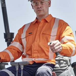 Mens X Back NSW Rail Shirt – Segmented Tape