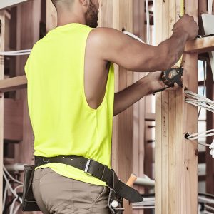 Mens Hi Vis Sleeveless Tee