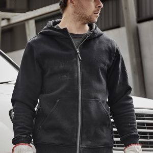Unisex Zip Front Multi-Pocket Hoodie