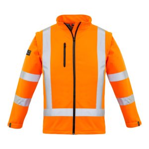 Womens Hi Vis NSW Rail X Back 2 In 1 Softshell Jacket