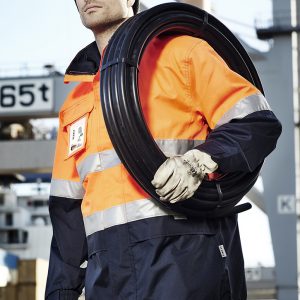 Mens Hi Vis Ultralite Waterproof Jacket