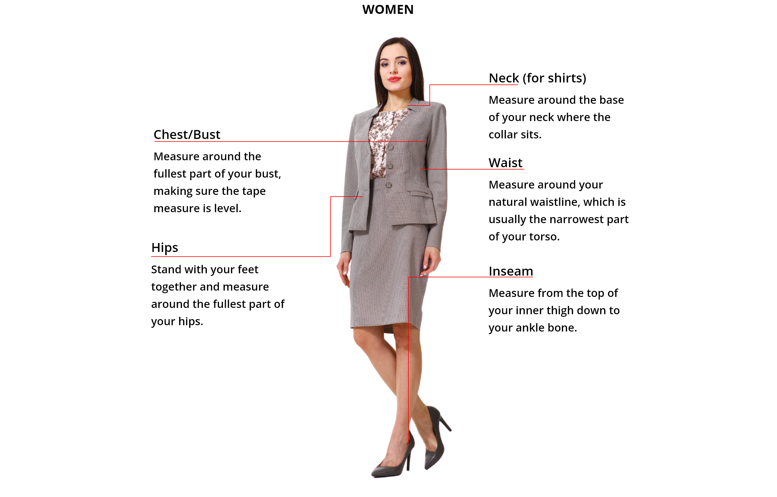 Women's Sizing and Fitting Guide